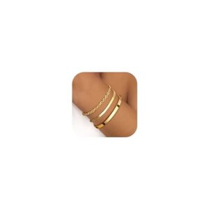 Bracelets Empilables Figaro Or Femme 14K - Finrezio