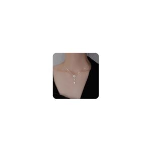 Collier Double étoile en Argent 925, Chaîne Clavicule Femmes